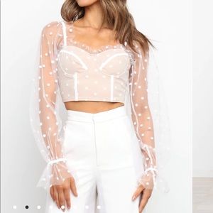 Petal & Pup crop top